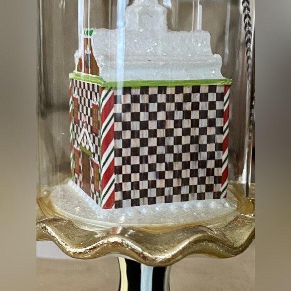 MacKenzie-Childs Candy Cottage Cloche Ornament with Windows ✨NEW✨ - Picture 5 of 8